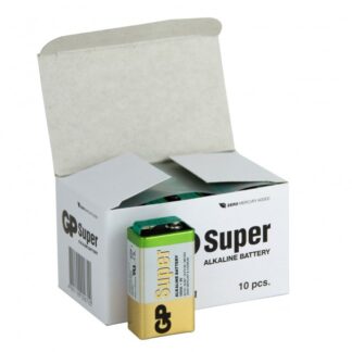 GP Super Alkaline 9V-batteri, 1604A6/LF22 10-pack