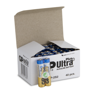GP Ultra Plus Alkaline AAA-batteri, 24A/LR03, 40-pack