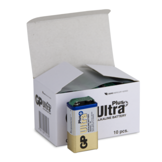 GP Ultra Plus Alkaline 9V-batteri, 1604AUP6/LF22 10-pack